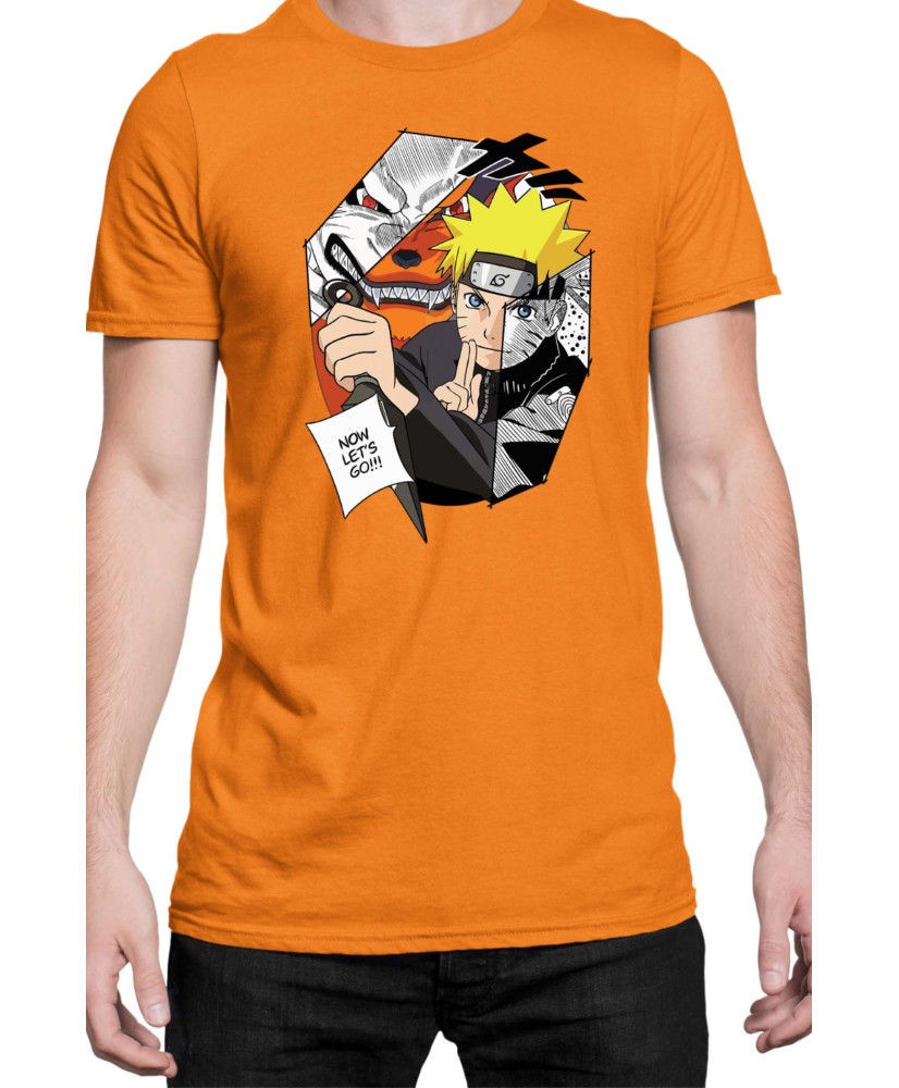 Мъжка Тениска Naruto Naruto & Kurama Мъжка Тениска Naruto Naruto & Kurama