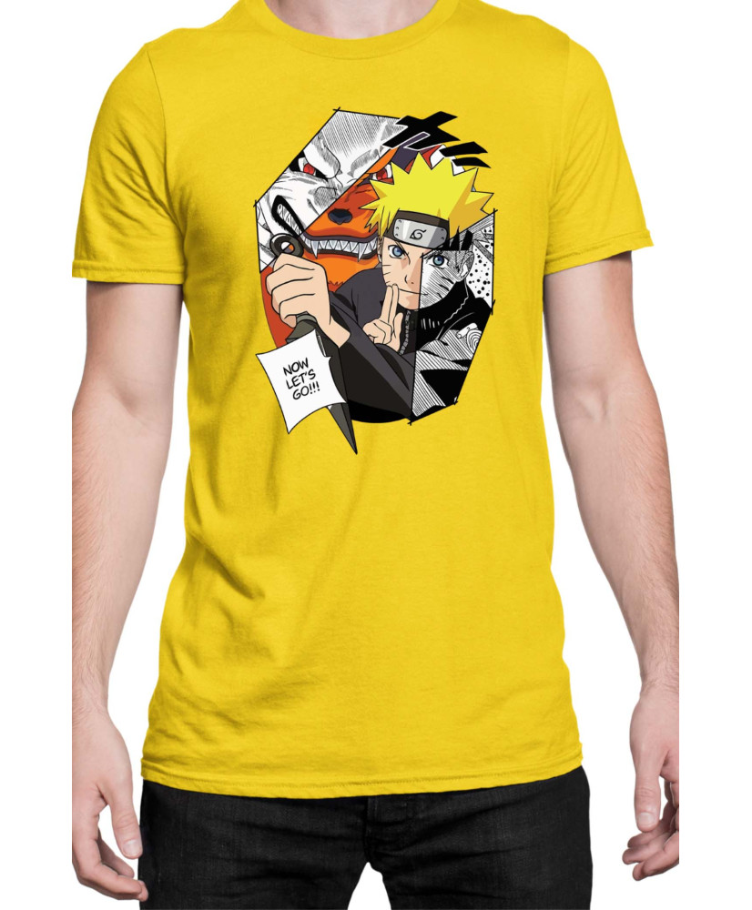 Мъжка Тениска Naruto Naruto & Kurama Мъжка Тениска Naruto Naruto & Kurama