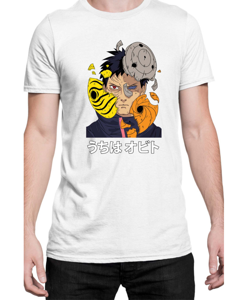 Мъжка Тениска Naruto Obito Uchiha 02 Мъжка Тениска Naruto Obito Uchiha 02
