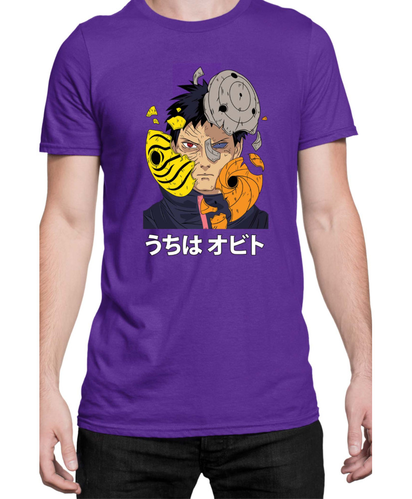 Мъжка Тениска Naruto Obito Uchiha 02 Мъжка Тениска Naruto Obito Uchiha 02
