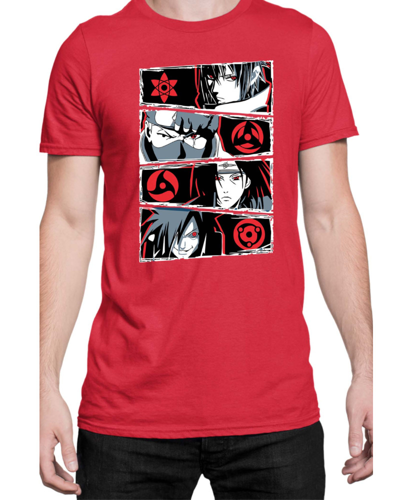 Мъжка Тениска Naruto Sharingan Users Мъжка Тениска Naruto Sharingan Users