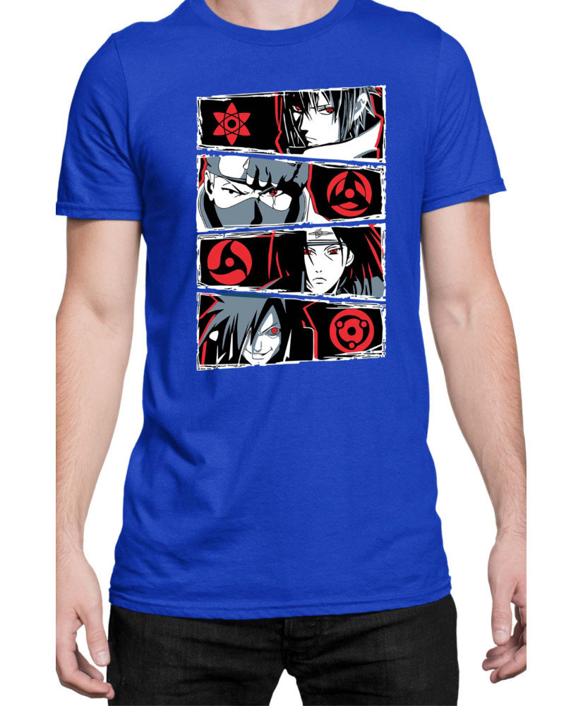 Мъжка Тениска Naruto Sharingan Users Мъжка Тениска Naruto Sharingan Users