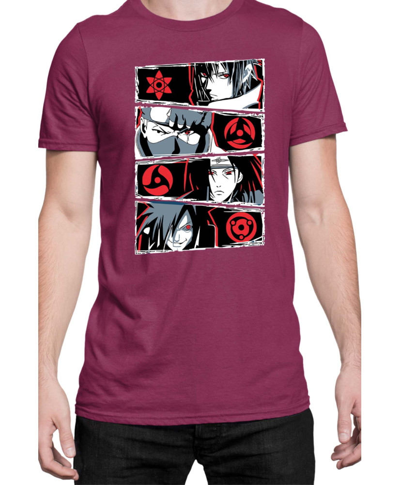 Мъжка Тениска Naruto Sharingan Users Мъжка Тениска Naruto Sharingan Users