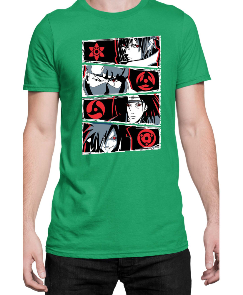 Мъжка Тениска Naruto Sharingan Users Мъжка Тениска Naruto Sharingan Users