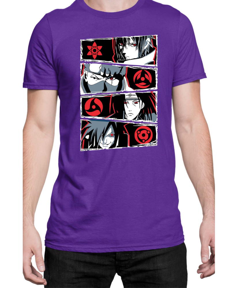 Мъжка Тениска Naruto Sharingan Users Мъжка Тениска Naruto Sharingan Users