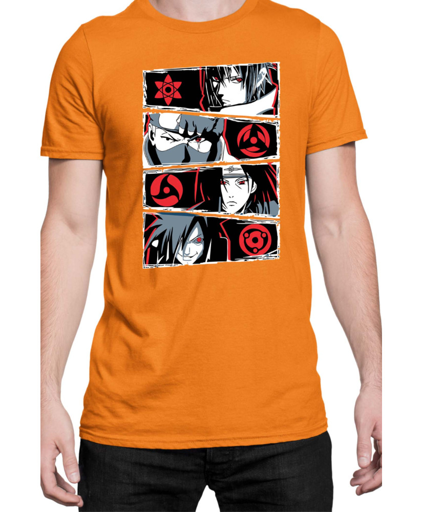Мъжка Тениска Naruto Sharingan Users Мъжка Тениска Naruto Sharingan Users