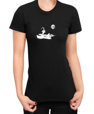 Дамска Тениска Nasa Space Theme Astronaut Ride Space Shuttle