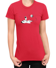 Дамска Тениска Nasa Space Theme Astronaut Ride Space Shuttle