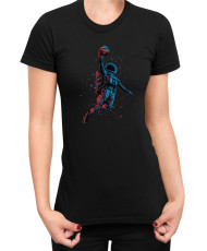 Дамска Тениска Nasa Space Theme Basketball Astronaut
