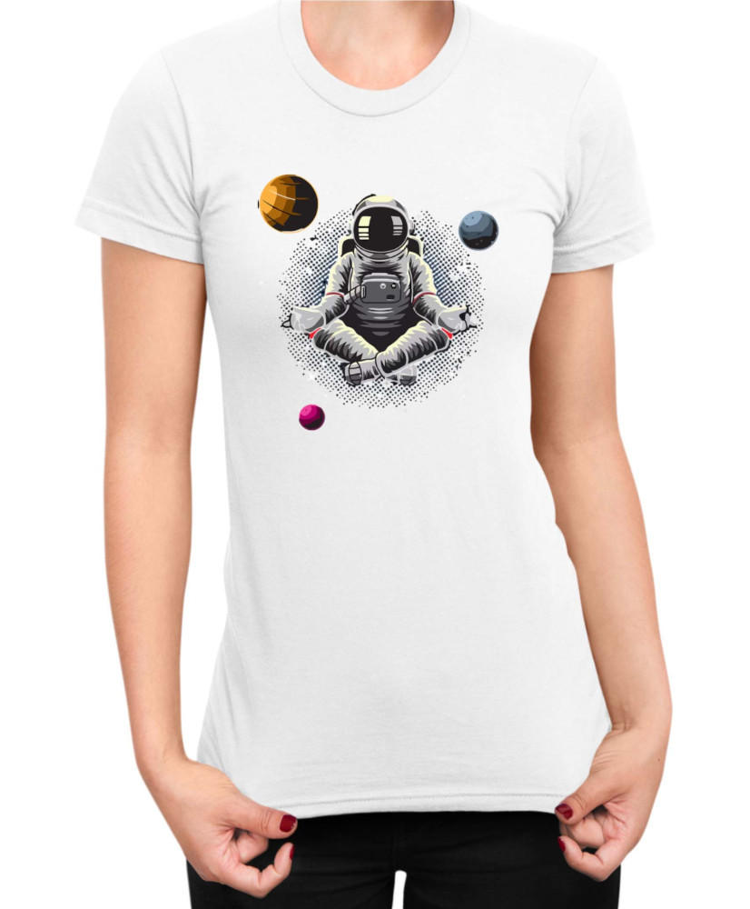 Дамска Тениска Nasa Space Theme Dzen Astronaut Дамска Тениска Nasa Space Theme Dzen Astronaut