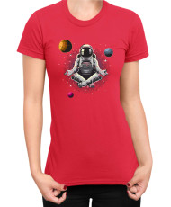 Дамска Тениска Nasa Space Theme Dzen Astronaut