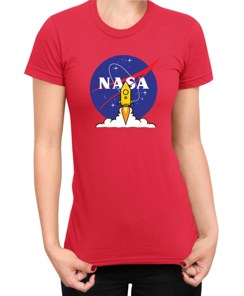 Дамска Тениска Nasa Space Theme Rocket Take Off Дамска Тениска Nasa Space Theme Rocket Take Off