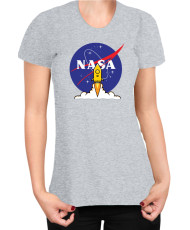 Дамска Тениска Nasa Space Theme Rocket Take Off