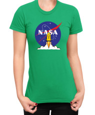 Дамска Тениска Nasa Space Theme Rocket Take Off