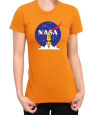 Дамска Тениска Nasa Space Theme Rocket Take Off