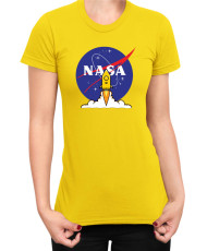 Дамска Тениска Nasa Space Theme Rocket Take Off