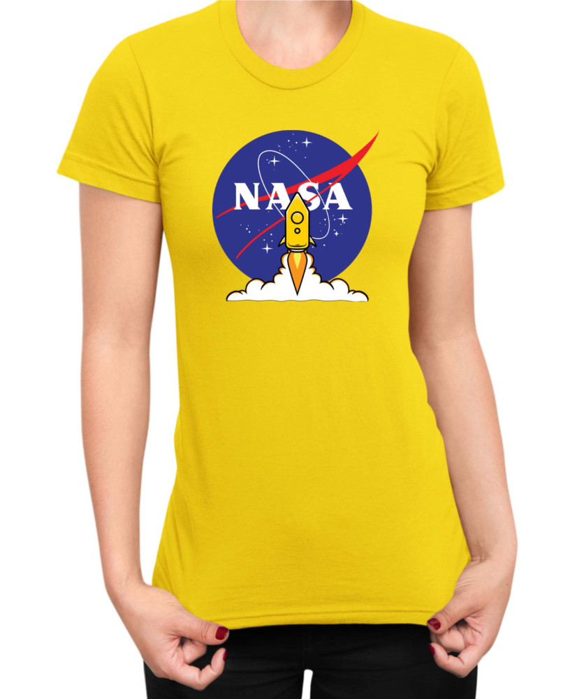 Дамска Тениска Nasa Space Theme Rocket Take Off Дамска Тениска Nasa Space Theme Rocket Take Off