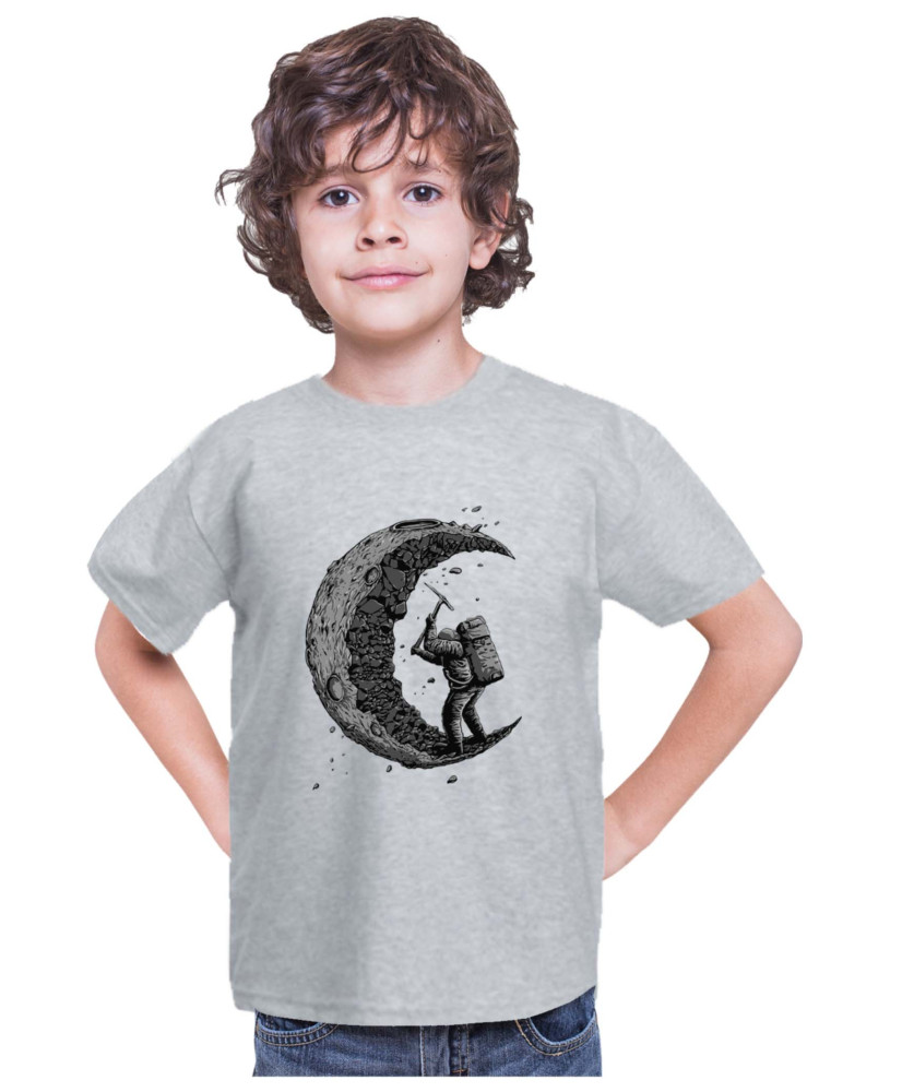 Детска Тениска Nasa Space Theme Astronaut Mining