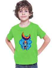 Детска Тениска Nasa Space Theme Astronaut Swing Moon