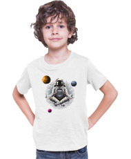 Детска Тениска Nasa Space Theme Dzen Astronaut