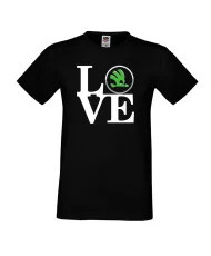 Мъжка тениска Skoda LOVE