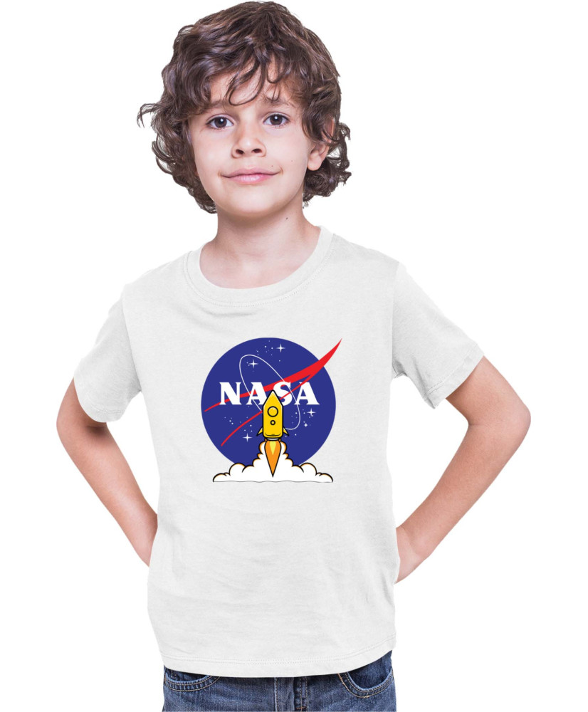 Детска Тениска Nasa Space Theme Rocket Take Off