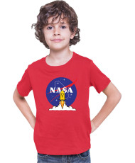 Детска Тениска Nasa Space Theme Rocket Take Off