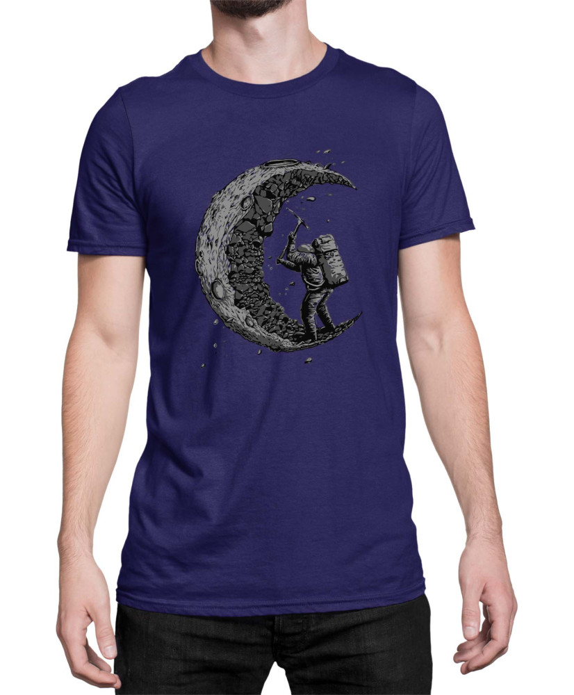 Мъжка Тениска Nasa Space Theme Astronaut Mining