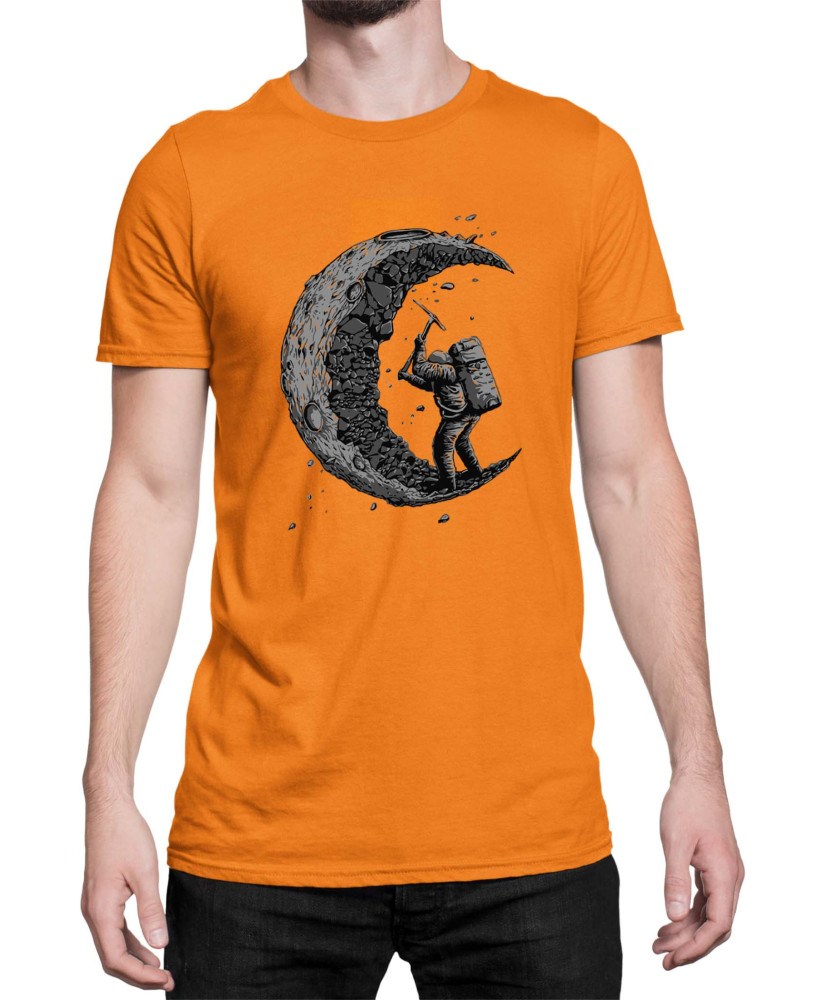 Мъжка Тениска Nasa Space Theme Astronaut Mining
