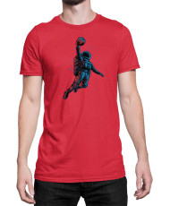 Мъжка Тениска Nasa Space Theme Basketball Astronaut