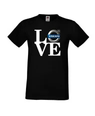 Мъжка тениска Volvo LOVE