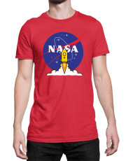 Мъжка Тениска Nasa Space Theme Rocket Take Off
