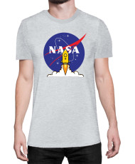 Мъжка Тениска Nasa Space Theme Rocket Take Off