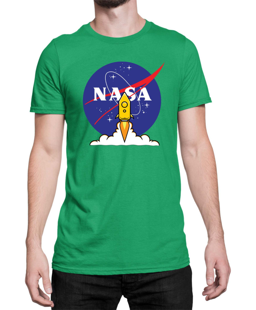 Мъжка Тениска Nasa Space Theme Rocket Take Off