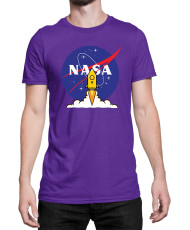 Мъжка Тениска Nasa Space Theme Rocket Take Off
