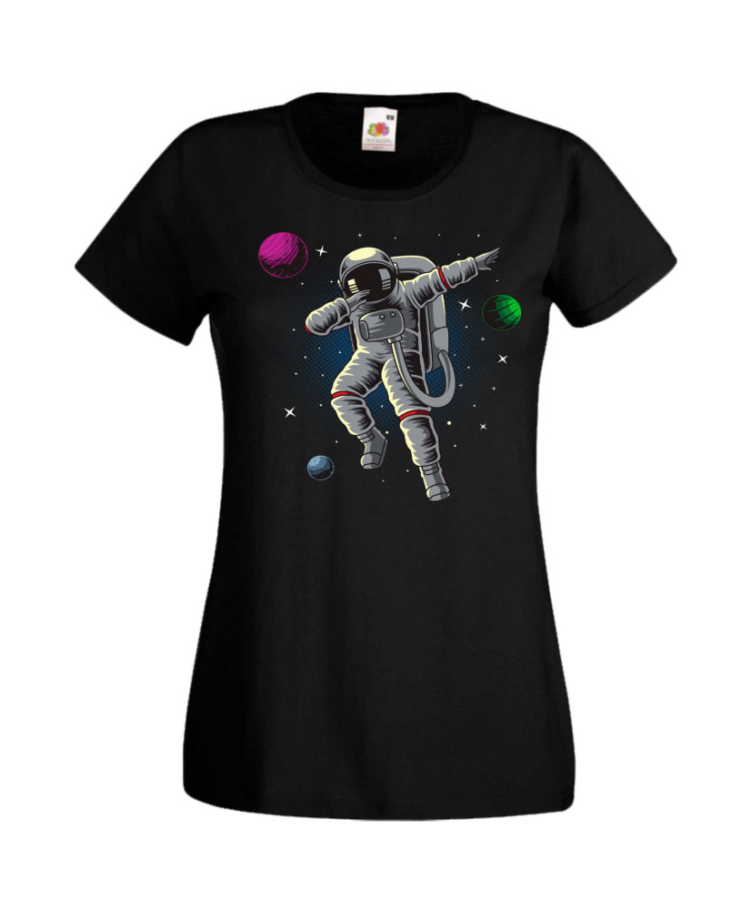Дамска Тениска Nasa Space Theme Dabbing Astronaut