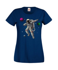 Дамска Тениска Nasa Space Theme Dabbing Astronaut