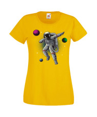 Дамска Тениска Nasa Space Theme Dabbing Astronaut