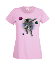 Дамска Тениска Nasa Space Theme Dabbing Astronaut