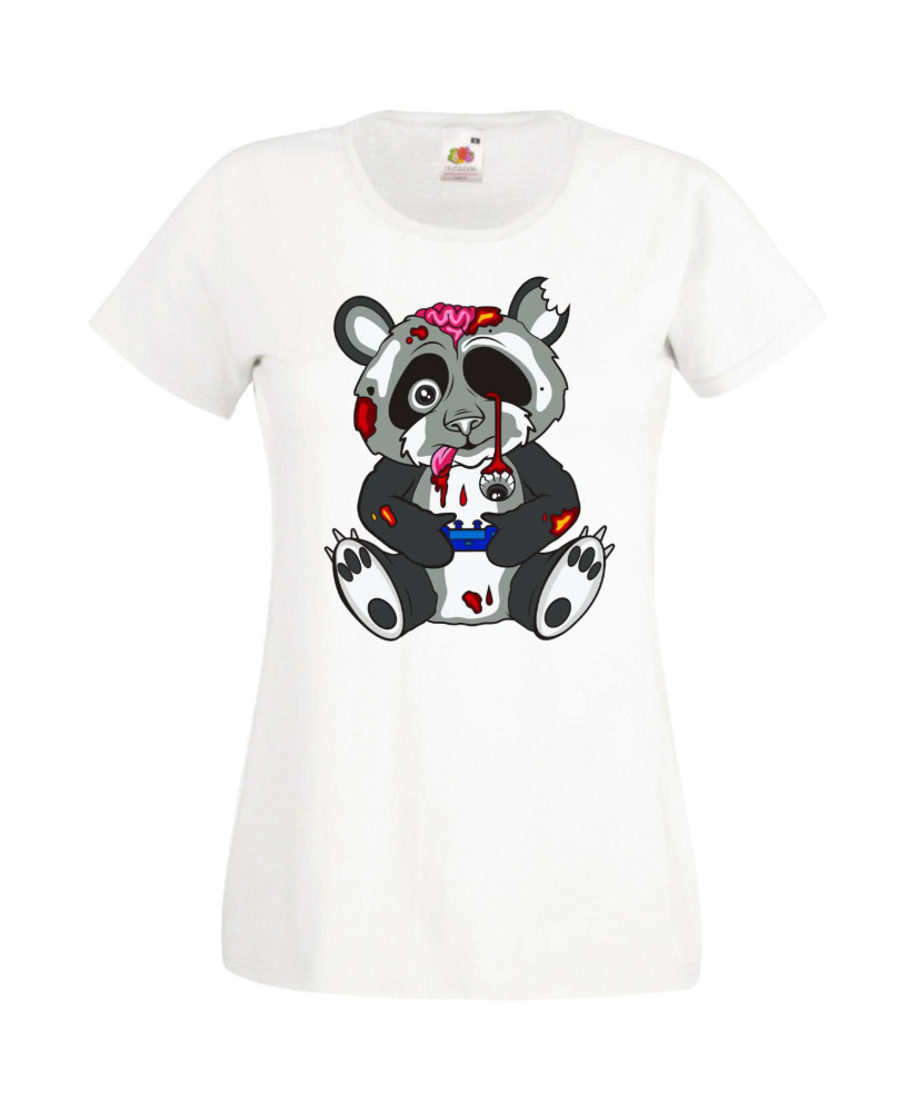 Дамска Геймърска Тениска Панда Геймър Panda Bear Zombi Gamer Stage 1 Дамска Геймърска Тениска Панда Геймър Panda Bear Zombi Gamer Stage 1