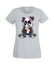 Дамска Геймърска Тениска Панда Геймър Panda Bear Zombi Gamer Stage 2