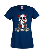 Дамска Геймърска Тениска Панда Геймър Panda Bear Zombi Gamer Stage 2