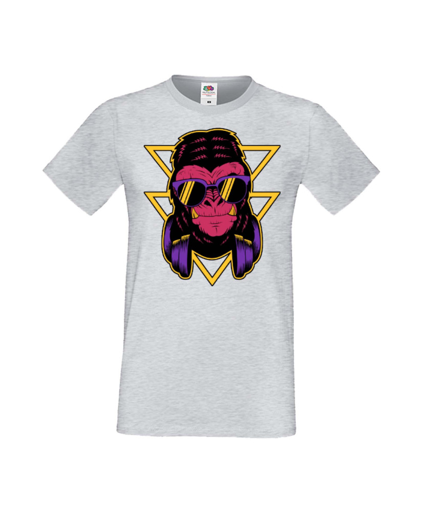 Мъжка Тениска Monkey With Headphones 2