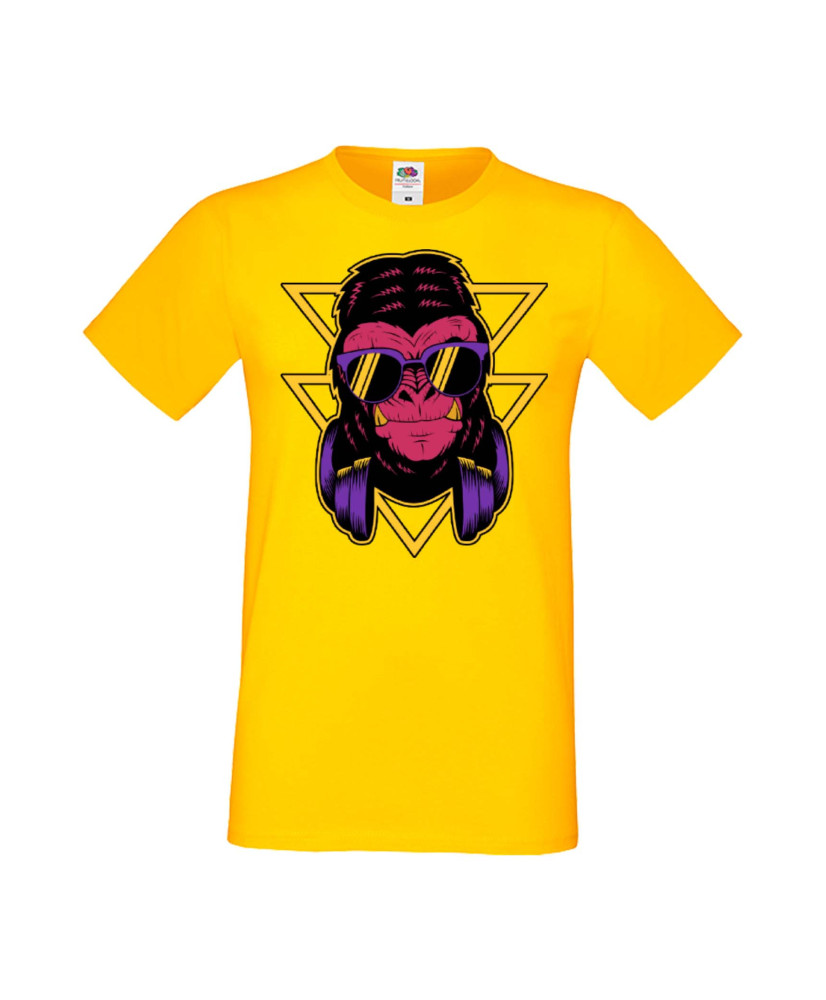 Мъжка Тениска Monkey With Headphones 2