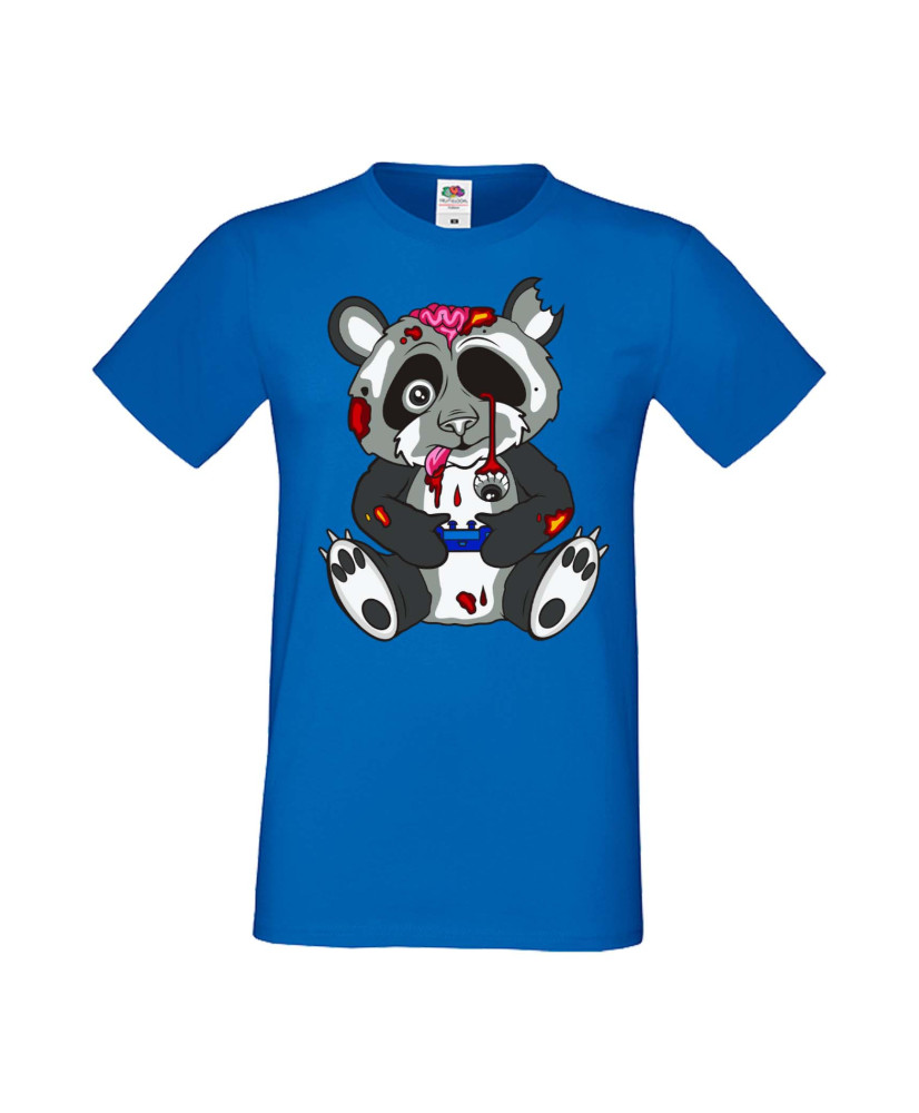 Мъжка Геймърска Тениска Панда Геймър Panda Bear Zombi Gamer Stage 1 Мъжка Геймърска Тениска Панда Геймър Panda Bear Zombi Gamer Stage 1