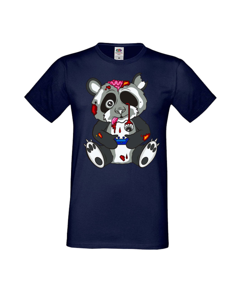 Мъжка Геймърска Тениска Панда Геймър Panda Bear Zombi Gamer Stage 1 Мъжка Геймърска Тениска Панда Геймър Panda Bear Zombi Gamer Stage 1