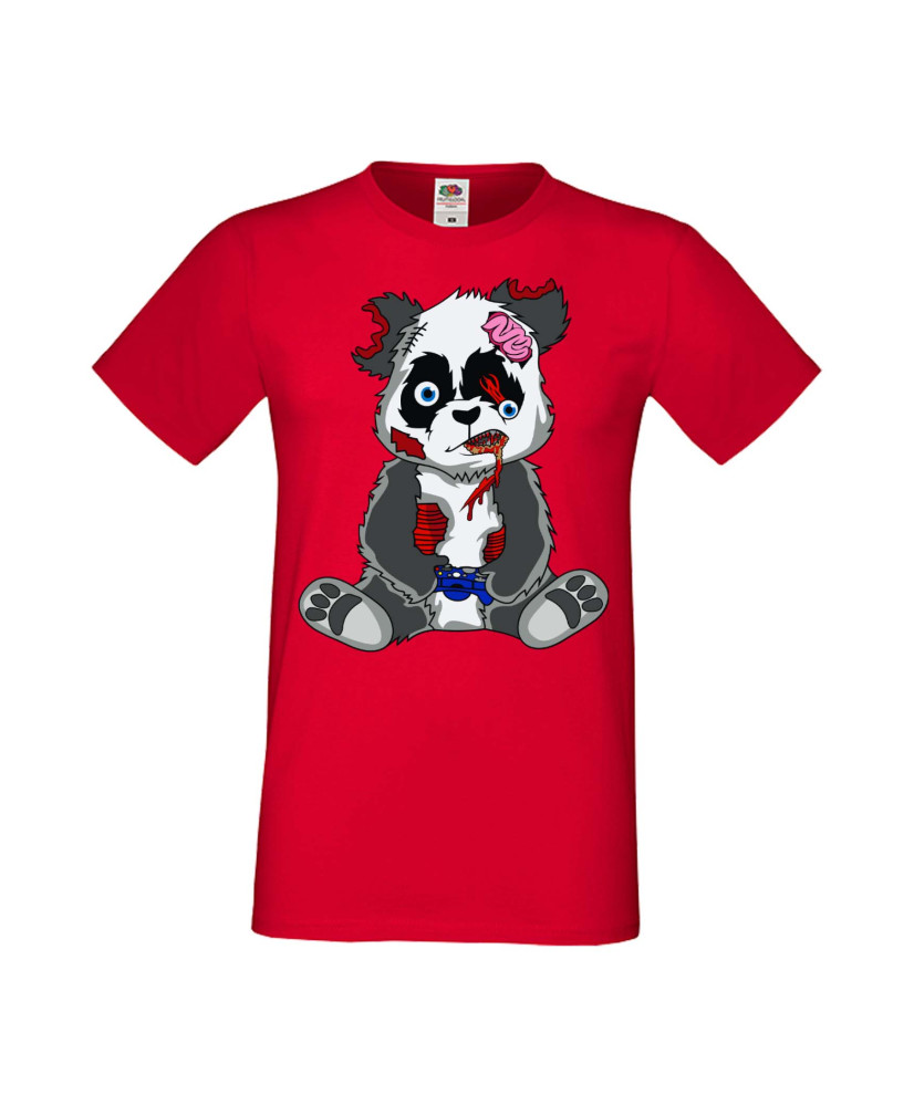 Мъжка Геймърска Тениска Панда Геймър Panda Bear Zombi Gamer Stage 2 Мъжка Геймърска Тениска Панда Геймър Panda Bear Zombi Gamer Stage 2