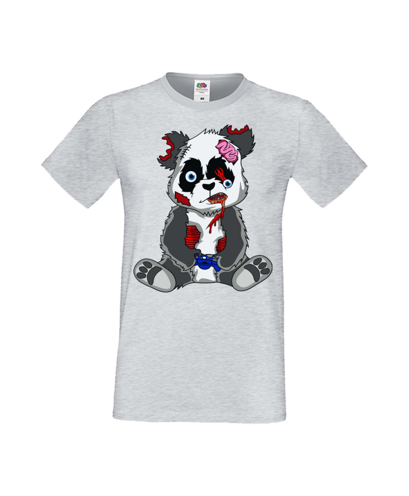 Мъжка Геймърска Тениска Панда Геймър Panda Bear Zombi Gamer Stage 2 Мъжка Геймърска Тениска Панда Геймър Panda Bear Zombi Gamer Stage 2