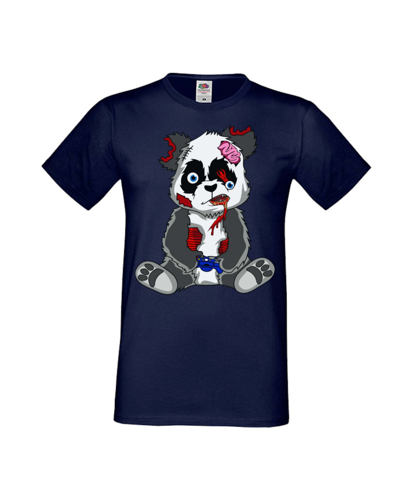 Мъжка Геймърска Тениска Панда Геймър Panda Bear Zombi Gamer Stage 2 Мъжка Геймърска Тениска Панда Геймър Panda Bear Zombi Gamer Stage 2