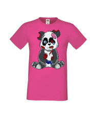 Мъжка Геймърска Тениска Панда Геймър Panda Bear Zombi Gamer Stage 2